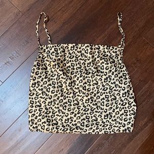 Forever 21 Leopard Crop Top